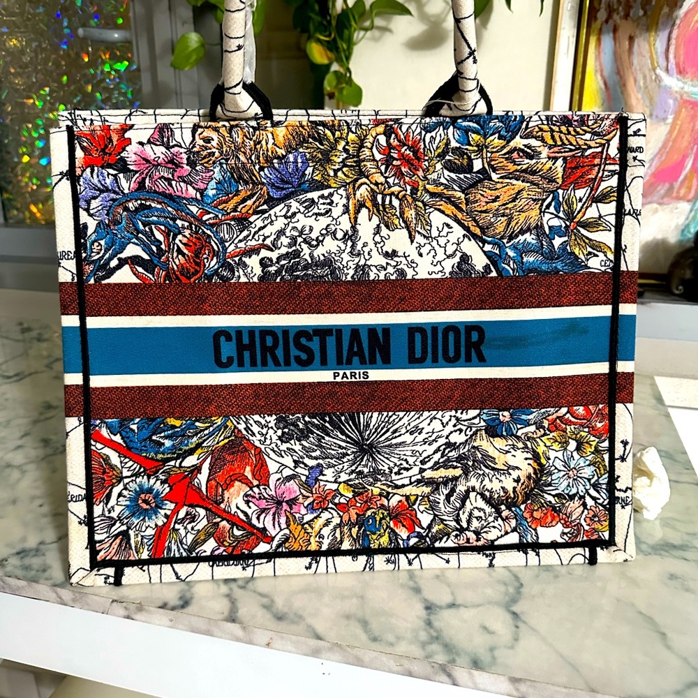 Christian Dior Large Book Note Tote